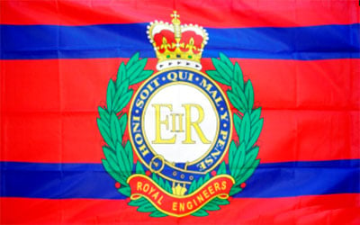 Royal Engineers Core Flag