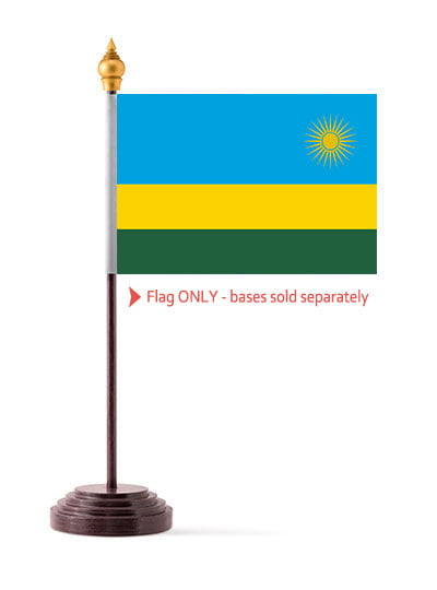 Rwanda Table Desk Flag