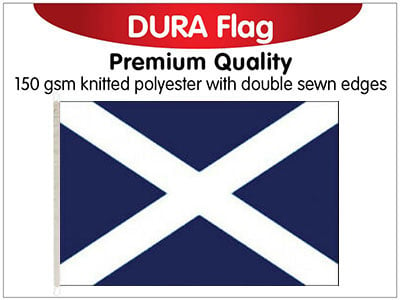 Scotland Dark Blue Knitted Poly Dura Flag