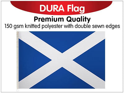 Scotland Knitted Poly Dura Flag