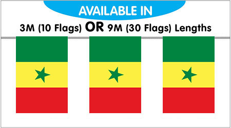 Senegal String Bunting Flag