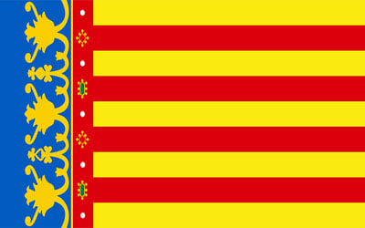 Spain Valencia Flag