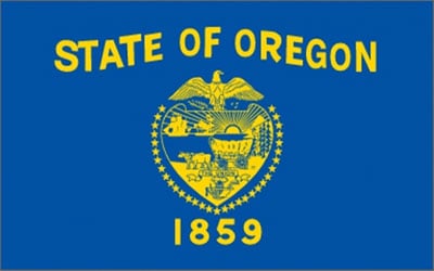 State Of Oregon State Flag
