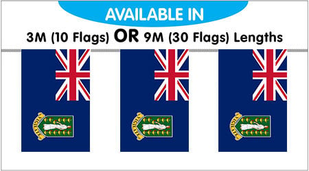 British Virgin Islands Flag String Bunting