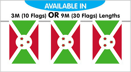 Burundi Flag String Bunting