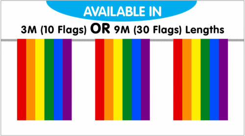 Rainbow String Bunting Flags