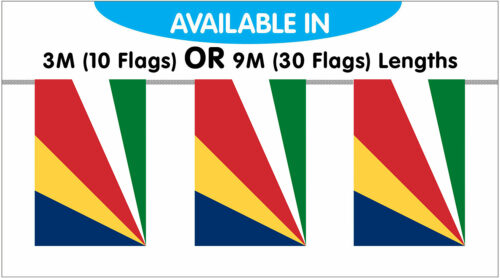 Seychelles String Bunting Flag