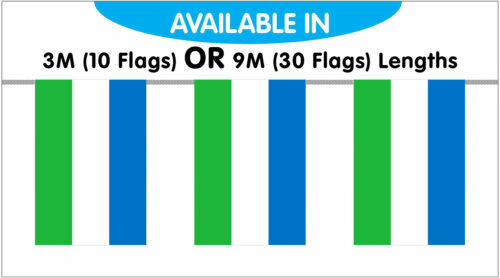 Sierra Leone String Bunting Flag