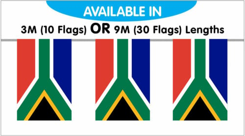 South Africa String Bunting Flag