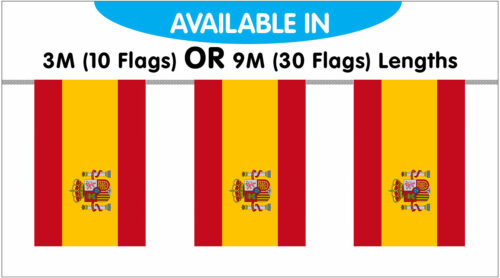 Spain String Bunting Flag