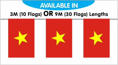 Vietnam String Bunting Flags