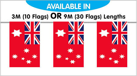 Australian Red Ensign Flag String Bunting