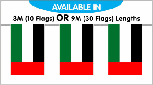 United Arab Emirated String Bunting Flags