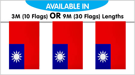 Taiwan String Bunting Flag