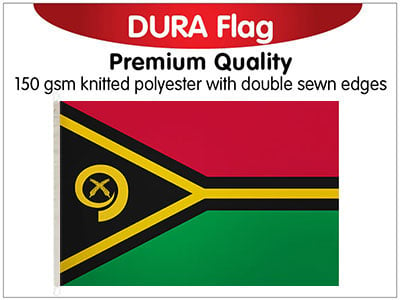 Vanuatu Knitted Poly Dura Flag